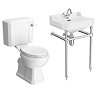 Keswick 4-Piece Traditional Bathroom Suite - 1 Tap Hole Large Image
