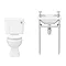 Keswick 4-Piece Traditional Cloakroom Suite - 2 Tap Hole  In Bathroom Large Image