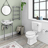 Keswick 4-Piece Traditional Cloakroom Suite - 2 Tap Hole