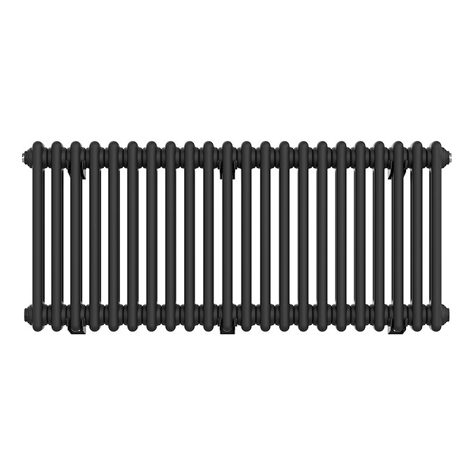 Keswick 450 x 1010mm Horizontal Radiator Matt Black 2 Column