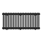 Keswick 450 x 1010mm Horizontal Radiator Matt Black 2 Column
