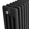 Keswick 450 x 1010mm Horizontal Radiator Matt Black 4 Column