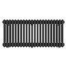 Keswick 450 x 1010mm Horizontal Radiator Matt Black 4 Column