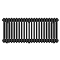Keswick 450 x 1010mm Horizontal Radiator Matt Black 4 Column