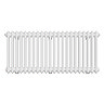 Keswick 450 x 1010mm Horizontal Radiator White 2 Column
