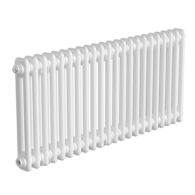 Keswick 450 x 1010mm Horizontal Radiator White 2 Column
