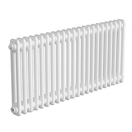 Keswick 450 x 1010mm Horizontal Radiator White 2 Column