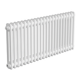 Keswick 450 x 1010mm Horizontal Radiator White 2 Column
