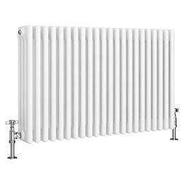 Keswick 450 x 1010mm Horizontal Radiator White 4 Column