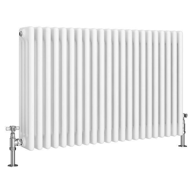 Keswick 450 x 1010mm Horizontal Radiator White 4 Column