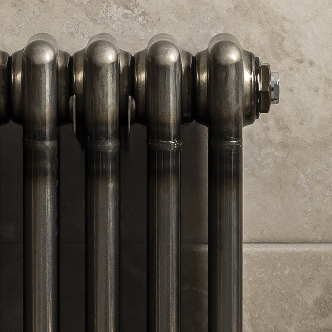 Keswick 450 x 1010mm Raw Metal (Lacquered) 3 Column Radiator