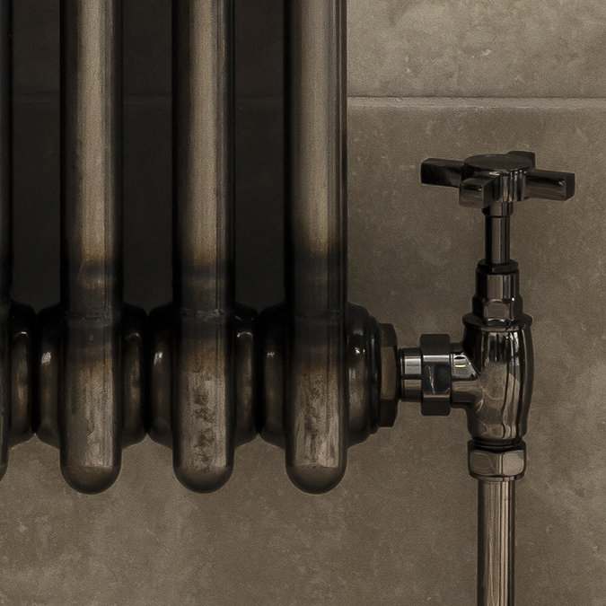 Keswick 450 x 1010mm Raw Metal (Lacquered) 3 Column Radiator