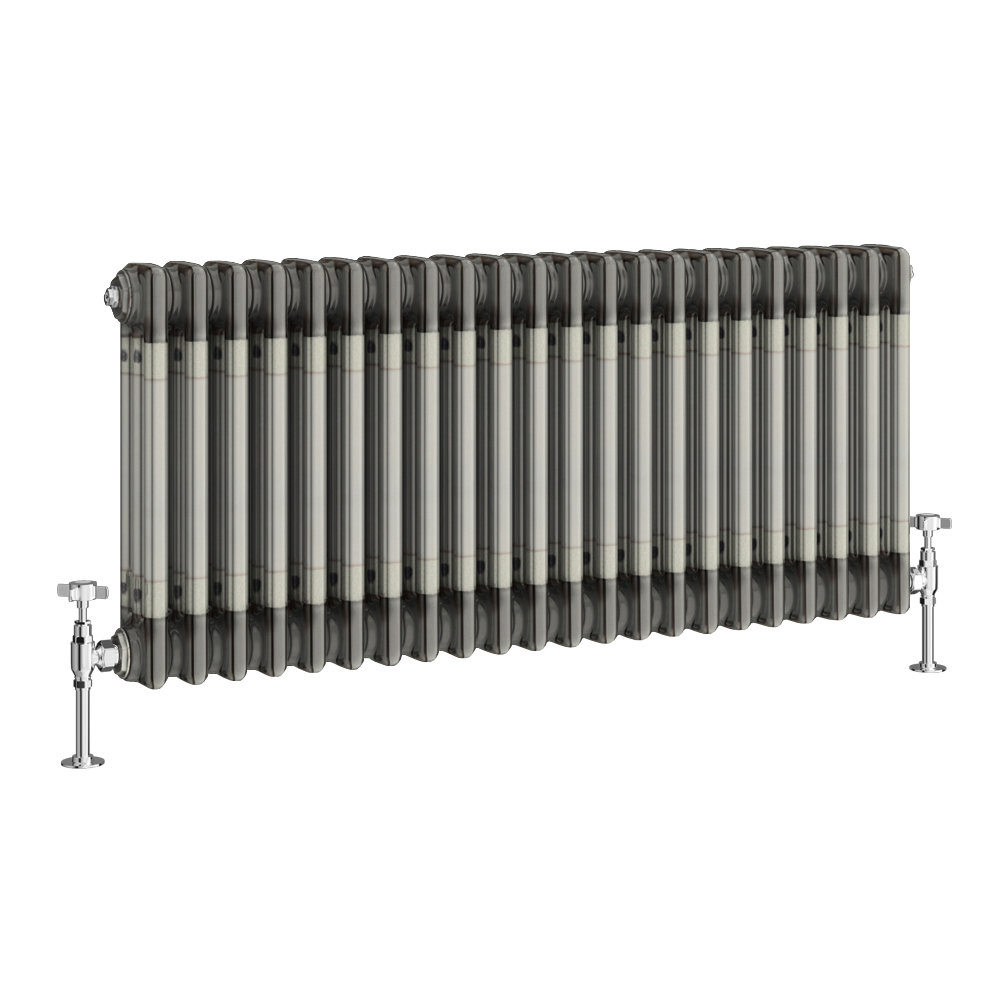 Keswick 450 x 1010mm Raw Metal (Lacquered) 3 Column Radiator ...