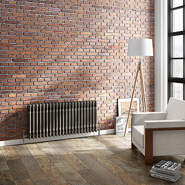 Keswick 450 x 1010mm Raw Metal (Lacquered) 3 Column Radiator