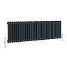 Keswick 450 x 1415mm Cast Iron Style Traditional 2 Column Anthracite Radiator