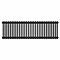 Keswick 450 x 1415mm Cast Iron Style Traditional 2 Column Matt Black Radiator