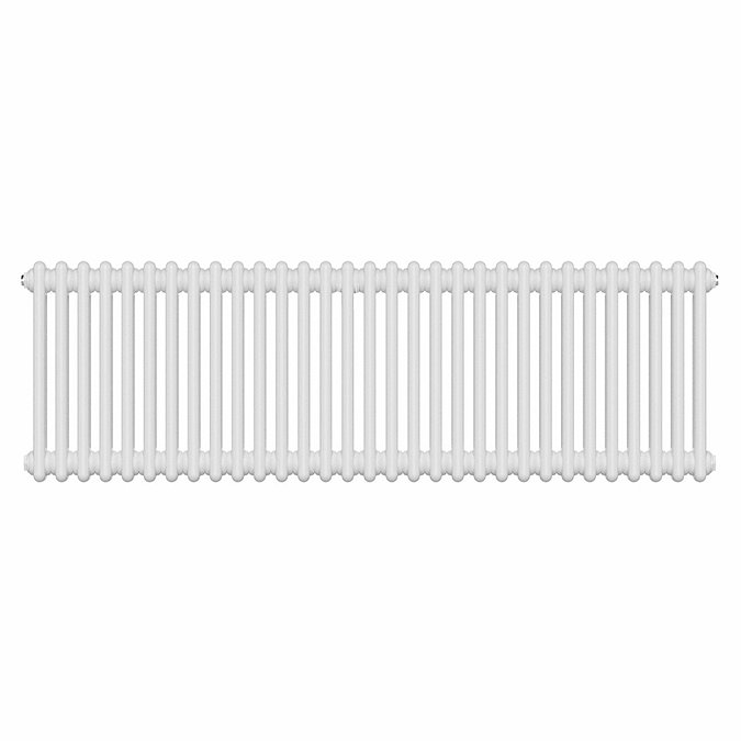 Keswick 450 x 1415mm Cast Iron Style Traditional 2 Column White Radiator