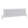 Keswick 450 x 1414mm Cast Iron Style Traditional 3 Column White Radiator  Feature Large Image