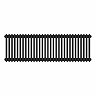 Keswick 450 x 1415mm Cast Iron Style Traditional 4 Column Matt Black Radiator