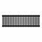 Keswick 450 x 1415mm Cast Iron Style Traditional 4 Column Matt Black Radiator