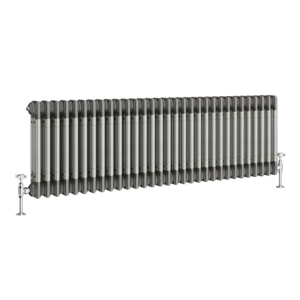 Keswick 450 x 1415mm Raw Metal (Lacquered) 3 Column Radiator