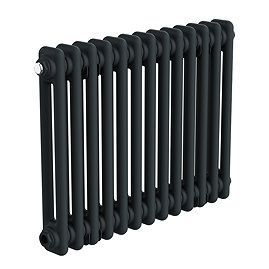 Keswick 450 x 605mm Horizontal Radiator Anthracite 2 Column