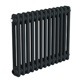 Keswick 450 x 605mm Horizontal Radiator Anthracite 2 Column
