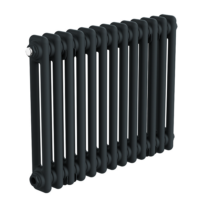 Keswick 450 x 605mm Horizontal Radiator Anthracite 2 Column