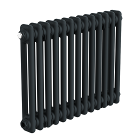 Keswick 450 x 605mm Horizontal Radiator Anthracite 2 Column