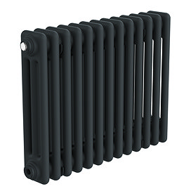 Keswick 450 x 605mm Horizontal Radiator Anthracite 3 Column