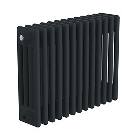 Keswick 450 x 605mm Horizontal Radiator Anthracite 4 Column