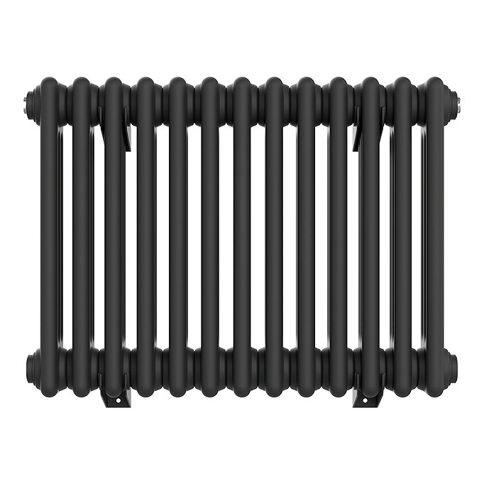 Keswick 450 x 605mm Horizontal Radiator Matt Black 3 Column