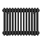 Keswick 450 x 605mm Horizontal Radiator Matt Black 4 Column