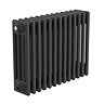 Keswick 450 x 605mm Horizontal Radiator Matt Black 4 Column