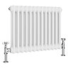 Keswick 450 x 605mm Horizontal Radiator White 2 Column
