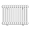 Keswick 450 x 605mm Horizontal Radiator White 3 Column
