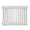 Keswick 450 x 605mm Horizontal Radiator White 4 Column