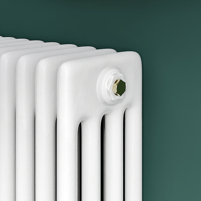 Keswick 450 x 605mm Horizontal Radiator White 4 Column
