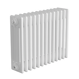 Keswick 450 x 605mm Horizontal Radiator White 4 Column