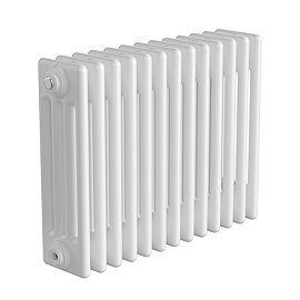 Keswick 450 x 605mm Horizontal Radiator White 4 Column
