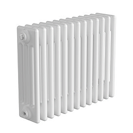 Keswick 450 x 605mm Horizontal Radiator White 4 Column