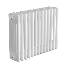 Keswick 450 x 605mm Horizontal Radiator White 4 Column