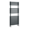 Keswick 500 x 1140 Cast Iron Style Traditional 2 Column Anthracite Towel Rail