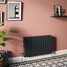 Keswick 600 x 1010mm Cast Iron Style Traditional 3 Column Anthracite Radiator