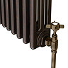 Keswick 600 x 1010mm Cast Iron Style Traditional 3 Column Antique Mottled Copper Radiator