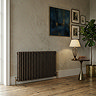 Keswick 600 x 1010mm Cast Iron Style Traditional 3 Column Antique Mottled Copper Radiator