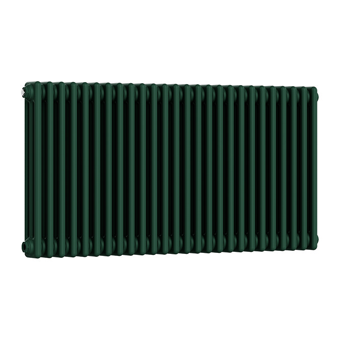 Keswick 600 x 1190mm Cast Iron Style Traditional 3 Column Regal Green Radiator