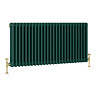 Keswick 600 x 1190mm Cast Iron Style Traditional 3 Column Regal Green Radiator