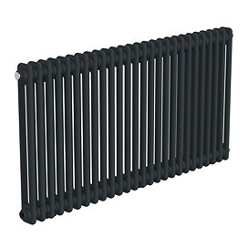 Keswick 600 x 1190mm Horizontal Radiator Anthracite 2 Column
