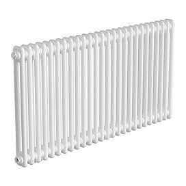 Keswick 600 x 1190mm Horizontal Radiator White 2 Column
